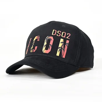 DSQ2 מותג כובעי בייסבול הדפסה באיכות גבוהה סמל אותיות כותנה גברים נשים כובע אבא כובע מזדמן כובע היפ הופ כובע Snapback כובעי