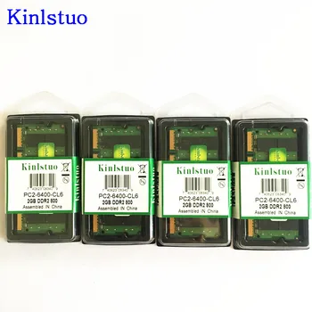 Kinlstuo למחשב נייד DDR2 1GB אילים 533mhz/667MHz/800MHz מבחן טוב 200pin נייד זיכרון ddr2 1GB אינטל&AMD