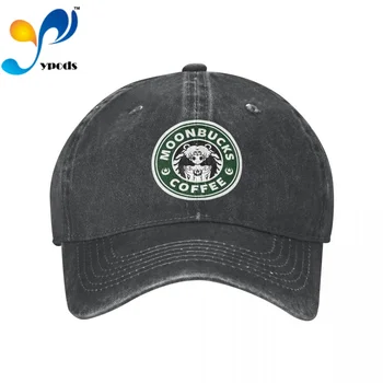 Moonbucks קפה כותנה כובע לגברים נשים Gorras Snapback כובעי בייסבול, כובעים Casquette אבא הכובע