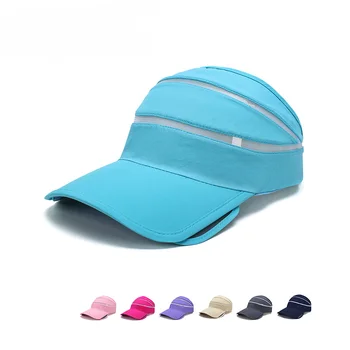 YQ 2023 קיץ חדשה נשלף המרזבים עם חלול עליון עבור גברים ונשים חיצונית חוף כובע השמש שמשיה גולף כובע кепка женская