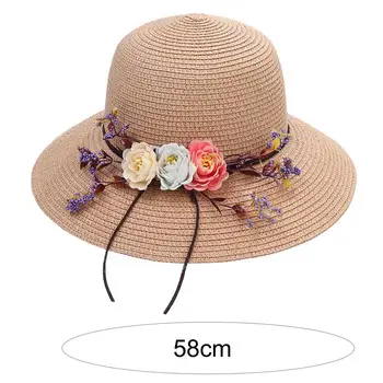 כובע קש קל דלי כובע דק הגנה מפני שמש מסוגנן נסיעות חיצונית חוף קרם הגנה כובע דלי