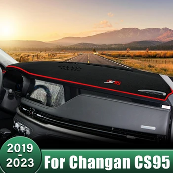 לוח המחוונים במכונית מחסה מהשמש בצל מחצלות להימנע אור רפידות Anti-UV מקרה שטיחים אביזרי Changan CS95 2019 2020 2021 2022 2023