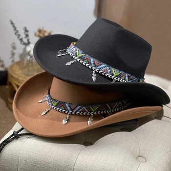 מעצב מותג תמונה כובע של גברים ונשים בלאק ג ' אז כובע המערבי קאובוי להראות Gorras פארא הגברים 모자 кепка משלוח חינם