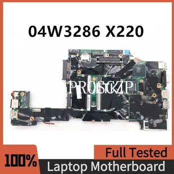 משלוח חינם Mainboard על X220 מחשב נייד לוח אם 04W3286 04W0676 04W0677 עם SR04A I5-2520M CPU A55 DDR3 100% עובד טוב