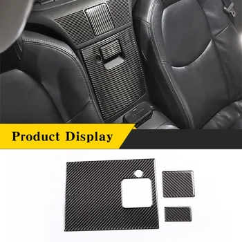 עבור מאזדה MX-5 2009-2014 רך סיבי פחמן המכונית Seatback רמקול לוח מדבקה הפנים המכונית שינוי אביזרים
