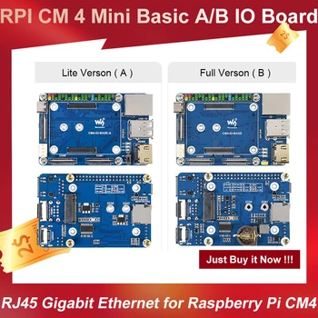 פאי פטל לחישוב מודול 4 מיני בסיסי/B USB סוג IO לוח הערכת הרחבת הלוח RJ45 Ethernet Pi פטל CM4